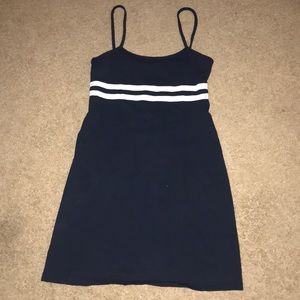 Brandy Melville blue and white stripped dress